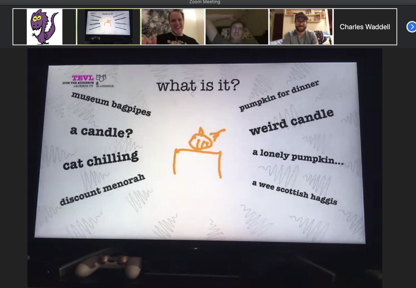 Screenshot of Jackbox game.